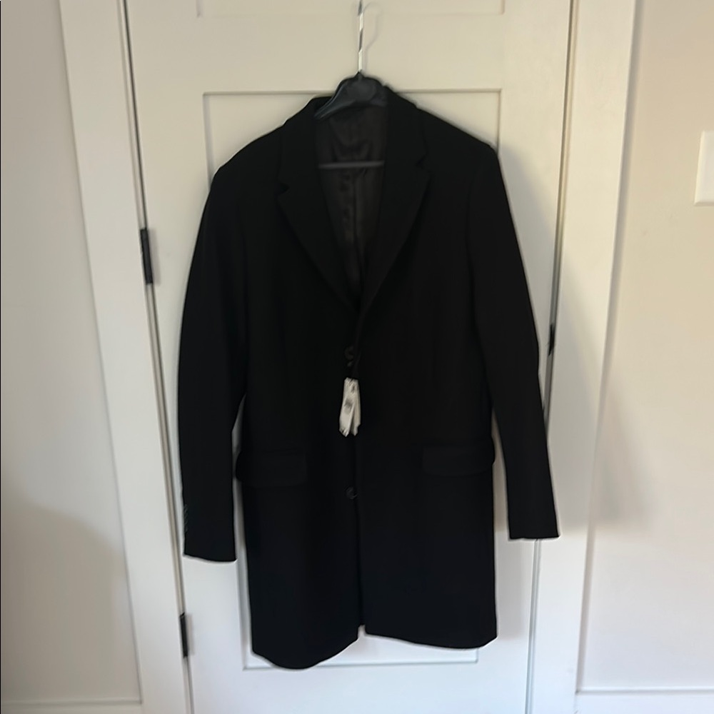 Mango black coat - size L